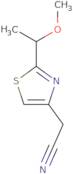 2-[2-(1-Methoxyethyl)-1,3-thiazol-4-yl]acetonitrile