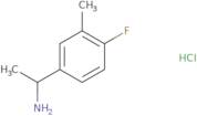 1-(4-Fluoro-3-methylphenyl)ethan-1-amine hydrochloride