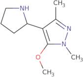 5-Methoxy-1,3-dimethyl-4-(pyrrolidin-2-yl)-1H-pyrazole