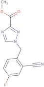Methyl 1-[(2-cyano-4-fluorophenyl)methyl]-1H-1,2,4-triazole-3-carboxylate