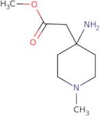 Methyl 2-(4-amino-1-methylpiperidin-4-yl)acetate