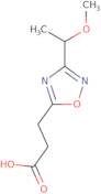 3-[3-(1-Methoxyethyl)-1,2,4-oxadiazol-5-yl]propanoic acid