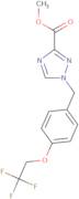 Methyl 1-{[4-(2,2,2-trifluoroethoxy)phenyl]methyl}-1H-1,2,4-triazole-3-carboxylate