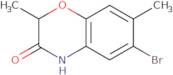 6-Bromo-2,7-dimethyl-3,4-dihydro-2H-1,4-benzoxazin-3-one