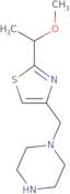 1-{[2-(1-Methoxyethyl)-1,3-thiazol-4-yl]methyl}piperazine