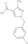 1-[(3-Chlorophenyl)methyl]-3-methyl-1H-pyrazole-4-carboxylic acid