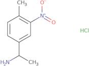 1-(4-Methyl-3-nitrophenyl)ethan-1-amine hydrochloride
