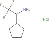 1-Cyclopentyl-2,2,2-trifluoroethan-1-amine hydrochloride