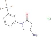 4-Amino-1-[3-(trifluoromethyl)phenyl]pyrrolidin-2-one hydrochloride