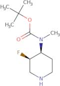 cis-(3-fluoro-piperidin-4-yl)methyl-carbamic acid tert-butyl ester