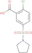 2-Chloro-5-(pyrrolidine-1-sulfonyl)benzoic acid
