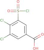 3,4-Dichloro-5-(chlorosulfonyl)benzoic acid