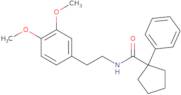 N-[2-(3,4-dimethoxyphenyl)ethyl]-1-phenylcyclopentane-1-carboxamide