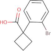 1-(2-bromophenyl)cyclobutane-1-carboxylic acid