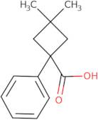 3,3-Dimethyl-1-phenylcyclobutane-1-carboxylic acid