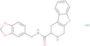 N-(1,3-Benzodioxol-5-ylmethyl)-1,2,3,4-tetrahydro-[1]benzothiolo[2,3-c]pyridine-3-carboxamide hydrochloride