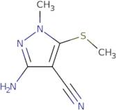 1-Methyl-3-amino-4-cyano-5-methylsulfanylpyrazole