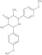 2,6-Bis(4-methoxyphenyl)-3,5-dimethylpiperidin-4-one