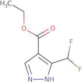 Ethyl 5-(difluoromethyl)-1H-pyrazole-4-carboxylate