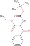 2-tert-Butoxycarbonylamino-3-oxo-3-phenyl-propionic acid ethyl ester