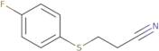 3-[(4-Fluorophenyl)sulfanyl]propanenitrile