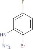 (2-bromo-5-fluorophenyl)hydrazine