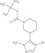 tert-Butyl 3-(4-bromo-1-methyl-1H-pyrazol-5-yl)piperidine-1-carboxylate