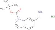 tert-Butyl 6-(aminomethyl)-1H-indole-1-carboxylate hydrochloride