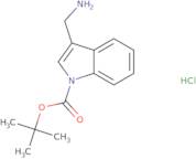 tert-Butyl 3-(aminomethyl)-1H-indole-1-carboxylate hydrochloride