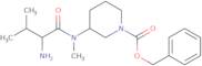 (R)-3-[((S)-2-Amino-3-methyl-butyryl)-methyl-amino]-piperidine-1-carboxylic acid benzyl ester