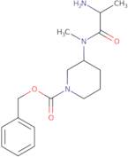 (R)-3-[((S)-2-Amino-propionyl)-methyl-amino]-piperidine-1-carboxylic acid benzyl ester