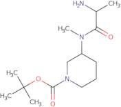 (S)-3-[((S)-2-Amino-propionyl)-methyl-amino]-piperidine-1-carboxylic acid tert-butyl ester