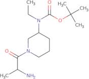 [(S)-1-((S)-2-Amino-propionyl)-piperidin-3-yl]-ethyl-carbamic acid tert-butyl ester