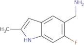 (6-Fluoro-2-methyl-1H-indol-5-yl)methylamine