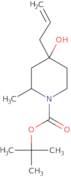 (2S)-tert-Butyl 4-allyl-4-hydroxy-2-methylpiperidine-1-carboxylate