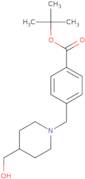 tert-Butyl 4-((4-(hydroxymethyl)piperidin-1-yl)methyl)benzoate