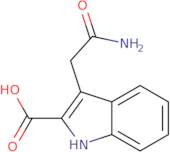 3-(Carbamoylmethyl)-1H-indole-2-carboxylic acid