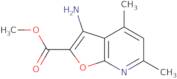 3-Amino-4,6-dimethyl-furo[2,3-b]pyridine-2-carboxylic acid methyl ester