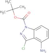 tert-Butyl 4-amino-3-chloro-1H-indazole-1-carboxylate