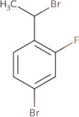 4-Bromo-1-(1-bromoethyl)-2-fluorobenzene