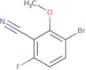 3-Bromo-6-fluoro-2-methoxybenzonitrile