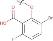 3-Bromo-6-fluoro-2-methoxybenzoic acid