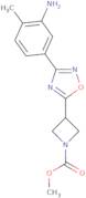 Methyl 3-(3-(3-Amino-4-Methylphenyl)-1,2,4-Oxadiazol-5-Yl)Azetidine-1-Carboxylate