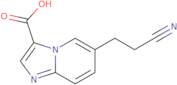6-(2-Cyanoethyl)imidazo[1,2-a]pyridine-3-carboxylic acid