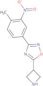 5-(azetidin-3-yl)-3-(4-methyl-3-nitrophenyl)-1,2,4-oxadiazole