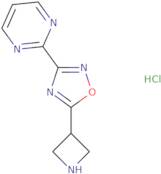 2-[5-(Azetidin-3-yl)-1,2,4-oxadiazol-3-yl]pyrimidine hydrochloride