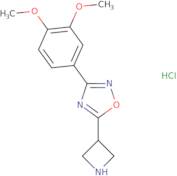 5-Azetidin-3-yl-3-(3,4-dimethoxyphenyl)-1,2,4-oxadiazole hydrochloride