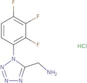 {[1-(2,3,4-Trifluorophenyl)-1H-tetrazol-5-yl]methyl}amine hydrochloride