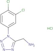 {[1-(3,4-Dichlorophenyl)-1H-tetrazol-5-yl]methyl}amine hydrochloride
