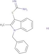 1-Benzyl-2-methyl-1H-indol-3-yl imidothiocarbamate hydroiodide